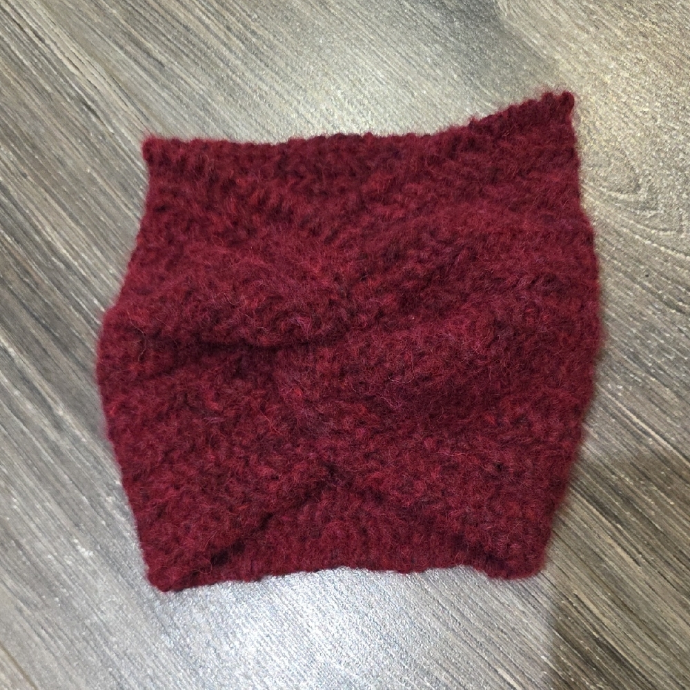 Hand Knit Knot Headband Baby Aplaca & Merino Wool Handmade By Me ❤️
